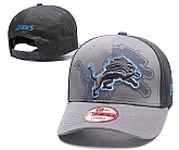 Lions Fresh Logo Gray Peaked Adjustable Hat GS,baseball caps,new era cap wholesale,wholesale hats