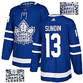 Maple Leafs 13 Mats Sundin Blue Glittery Edition Adidas Jersey,baseball caps,new era cap wholesale,wholesale hats