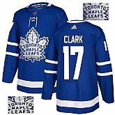 Maple Leafs 17 Wendel Clark Blue Glittery Edition Adidas Jersey,baseball caps,new era cap wholesale,wholesale hats