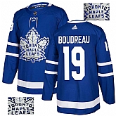 Maple Leafs 19 Bruce Boudreau Blue Glittery Edition Adidas Jersey,baseball caps,new era cap wholesale,wholesale hats