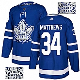 Maple Leafs 34 Auston Matthews Blue Glittery Edition Adidas Jersey,baseball caps,new era cap wholesale,wholesale hats