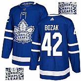 Maple Leafs 42 Tyler Bozak Blue Glittery Edition Adidas Jersey,baseball caps,new era cap wholesale,wholesale hats