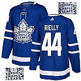 Maple Leafs 44 Morgan Rielly Blue Glittery Edition Adidas Jersey,baseball caps,new era cap wholesale,wholesale hats