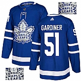 Maple Leafs 51 Jake Gardiner Blue Glittery Edition Adidas Jersey,baseball caps,new era cap wholesale,wholesale hats
