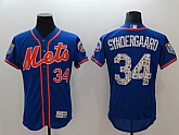 Mets 34 Noah Syndergaard Royal 2018 Spring Training Flexbase Baseball Jerseys,baseball caps,new era cap wholesale,wholesale hats