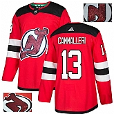 New Jersey Devils #13 Mike Cammalleri Red With Special Glittery Logo Adidas Jersey,baseball caps,new era cap wholesale,wholesale hats