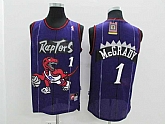 Nike Raptors 1 Tracy McGrady Purple Hardwood Classics Stitched NBA Jersey,baseball caps,new era cap wholesale,wholesale hats