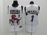 Nike Raptors 1 Tracy McGrady White Hardwood Classics Stitched NBA Jersey,baseball caps,new era cap wholesale,wholesale hats