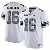 Ohio State Buckeyes 16 J.T. Barrett IV White Shadow College Football Jersey DingZhi,baseball caps,new era cap wholesale,wholesale hats