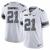 Ohio State Buckeyes 21 Parris Campbell White Shadow College Football Jersey DingZhi,baseball caps,new era cap wholesale,wholesale hats