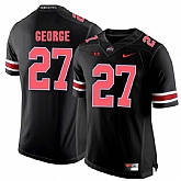 Ohio State Buckeyes 27 Eddie George Blackout College Football Jersey DingZhi,baseball caps,new era cap wholesale,wholesale hats