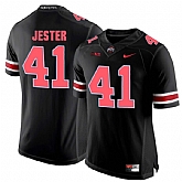 Ohio State Buckeyes 41 Hayden Jester Blackout College Football Jersey DingZhi,baseball caps,new era cap wholesale,wholesale hats