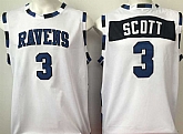 One Tree Hill Ravens 3 Lucas Scott White College Basketball Jersey,baseball caps,new era cap wholesale,wholesale hats