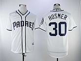 Padres 30 Eric Hosmer White Cool Base Baseball Jerseys,baseball caps,new era cap wholesale,wholesale hats