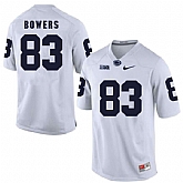 Penn State 83 Nick Bowers White College Football Jersey DingZhi,baseball caps,new era cap wholesale,wholesale hats