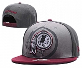 Redskins Fresh Logo Gray Snapback Adjustable Hat GS,baseball caps,new era cap wholesale,wholesale hats