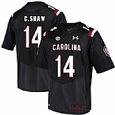 South Carolina Gamecocks 14 C.Shaw Black College Football Jersey DingZhi,baseball caps,new era cap wholesale,wholesale hats