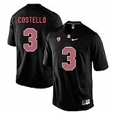 Stanford Cardinal 3 K.J. Costello Blackout College Football Jersey DingZhi,baseball caps,new era cap wholesale,wholesale hats