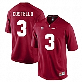 Stanford Cardinal 3 K.J. Costello Cardinal College Football Jersey DingZhi,baseball caps,new era cap wholesale,wholesale hats