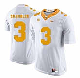 Tennessee Volunteers 3 White Ty Chandler White College Football Jersey DingZhi,baseball caps,new era cap wholesale,wholesale hats
