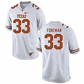 Texas Longhorns 33 D'Onta Foreman White College Football Jersey DingZhi,baseball caps,new era cap wholesale,wholesale hats