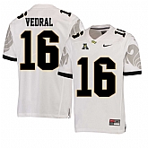 UCF Knights 16 Noah Vedral White College Football Jersey DingZhi,baseball caps,new era cap wholesale,wholesale hats