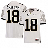 UCF Knights 18 Shaquem Griffin White College Football Jersey DingZhi,baseball caps,new era cap wholesale,wholesale hats