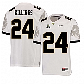 UCF Knights 24 D.J. Killings White College Football Jersey DingZhi,baseball caps,new era cap wholesale,wholesale hats