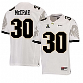 UCF Knights 30 Greg McCrae White College Football Jersey DingZhi,baseball caps,new era cap wholesale,wholesale hats