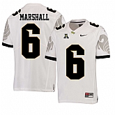 UCF Knights 6 Brandon Marshall White College Football Jersey DingZhi,baseball caps,new era cap wholesale,wholesale hats