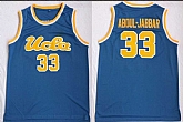 UCLA Bruins 33 Kareem Abudul-Jabbar Blue College Basketball Jersey,baseball caps,new era cap wholesale,wholesale hats