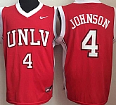 Unlv Rebels 4 Larry Johnson Red College Basketball Jersey,baseball caps,new era cap wholesale,wholesale hats