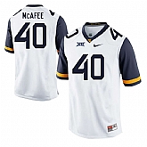 West Virginia Mountaineers 40 Pat McAfee White College Football Jersey DingZhi,baseball caps,new era cap wholesale,wholesale hats