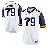 West Virginia Mountaineers 79 Matt Jones White College Football Jersey DingZhi,baseball caps,new era cap wholesale,wholesale hats