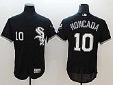 White Sox 10 Yoan Moncada Black Flexbase Baseball Jerseys,baseball caps,new era cap wholesale,wholesale hats