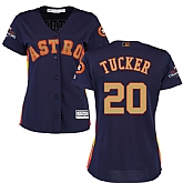 Women Astros #20 Preston Tucker Navy 2018 Gold Program Cool Base Jersey,baseball caps,new era cap wholesale,wholesale hats