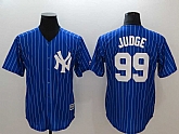 Yankees #99 Aaron Judge Blue Cool Base Baseball Jerseys,baseball caps,new era cap wholesale,wholesale hats