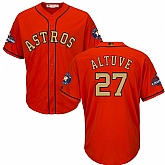 Youth Astros #27 Jose Altuve Orange 2018 Gold Program Cool Base Jersey,baseball caps,new era cap wholesale,wholesale hats