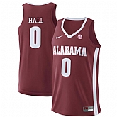 Alabama Crimson Tide 0 Donta Hall Red College Basketball Jersey Dzhi,baseball caps,new era cap wholesale,wholesale hats