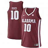 Alabama Crimson Tide 10 Herbert Jones Red College Basketball Jersey Dzhi,baseball caps,new era cap wholesale,wholesale hats