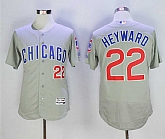 Cubs 22 Jason Heyward Gray Flexbase Baseball Jerseys,baseball caps,new era cap wholesale,wholesale hats