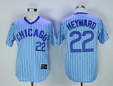 Cubs 22 Jason Heyward Light Blue Throwback Baseball Jerseys,baseball caps,new era cap wholesale,wholesale hats