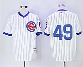 Cubs 49 Jake Arrieta White 1988 Turn Back The Clock Baseball Jerseys,baseball caps,new era cap wholesale,wholesale hats