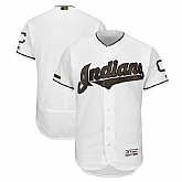 Indians Blank White 2018 Memorial Day Flexbase Jersey,baseball caps,new era cap wholesale,wholesale hats