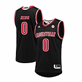 Louisville Cardinals 0 Diamond King Black College Basketball Jersey Dzhi,baseball caps,new era cap wholesale,wholesale hats