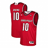 Louisville Cardinals 10 Gorgui Dieng Red College Basketball Jersey Dzhi,baseball caps,new era cap wholesale,wholesale hats