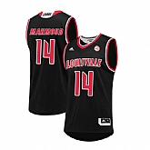 Louisville Cardinals 14 Anas Mahmoud Black College Basketball Jersey Dzhi,baseball caps,new era cap wholesale,wholesale hats