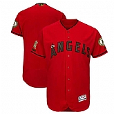 Men's Customized Angels Any Name & Number Red 2018 Memorial Day Flexbase Jersey,baseball caps,new era cap wholesale,wholesale hats