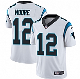 Nike Carolina Panthers #12 DJ Moore White NFL Vapor Untouchable Player Limited Jersey,baseball caps,new era cap wholesale,wholesale hats