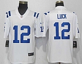 Nike Colts 12 Andrew Luck White Vapor Untouchable Limited Jersey,baseball caps,new era cap wholesale,wholesale hats